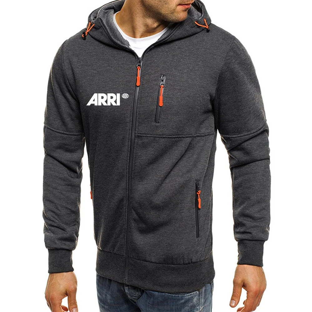 

Мужская Спортивная толстовка с длинным рукавом, на молнии