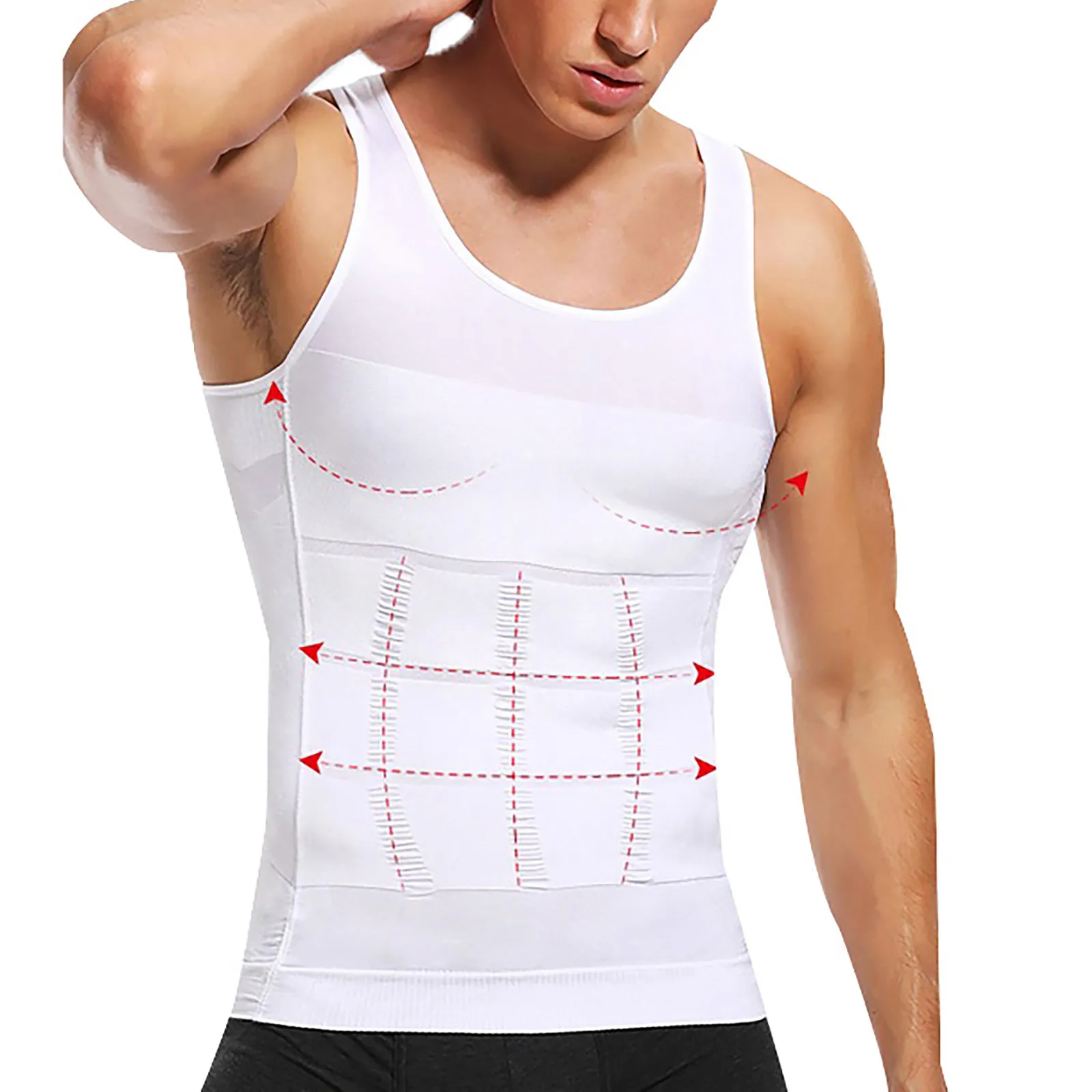 

Men's Sleeveless Slim Fit Vest Gyms Casual Tank Tops Bodybuilding Fitness Summer High Quality Undershirt Muscle Singlet Clothes
