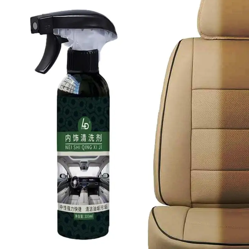 Car Interior Foam Cleaner 300ml High Quality Interior Upholstery Cleanser Vehicle Interior Cleaning Solution Car Accessories