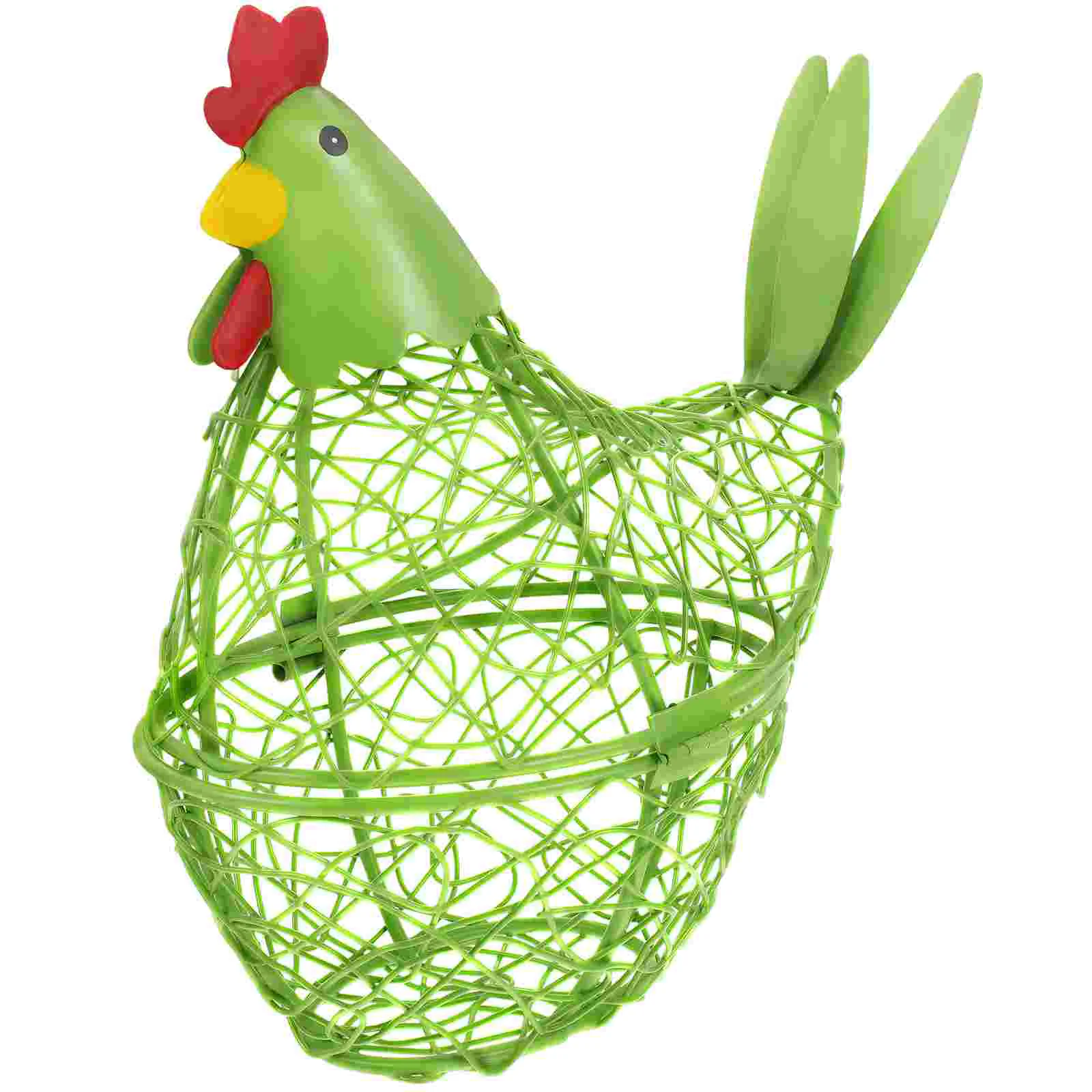 

Egg Gathering Basket Green Decor Duck Egg Basket Green Basket Hen Egg Basket Desktop Kitchen Storage Baskets Wire Fruit Baskets