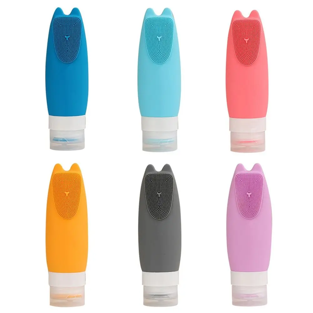 

Cosmetic Bottle Shower Gel Silicone Empty Bottles Shampoo Refillable Bottle Sub-bottling Tube Squeeze Container