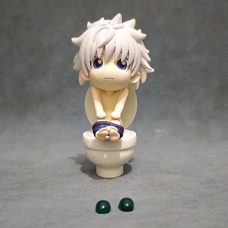 Фото KILLUA ZAOLDYECK GK аниме фигурки магнитная намагниченная фигурка Giggle мини-студийные фигурки для туалета Коллекционная модель игрушки подарки №2