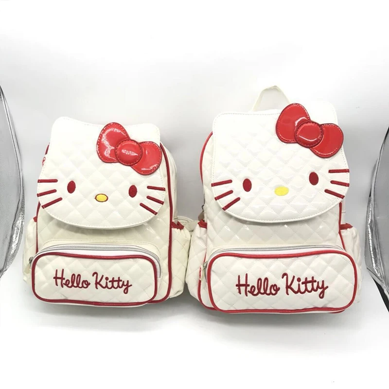 

Милый рюкзак Sanrio Hellokittyed для учеников начальной школы, сумка через плечо, милая мультяшная девочка, Детские Портативные Сумки для хранения и...