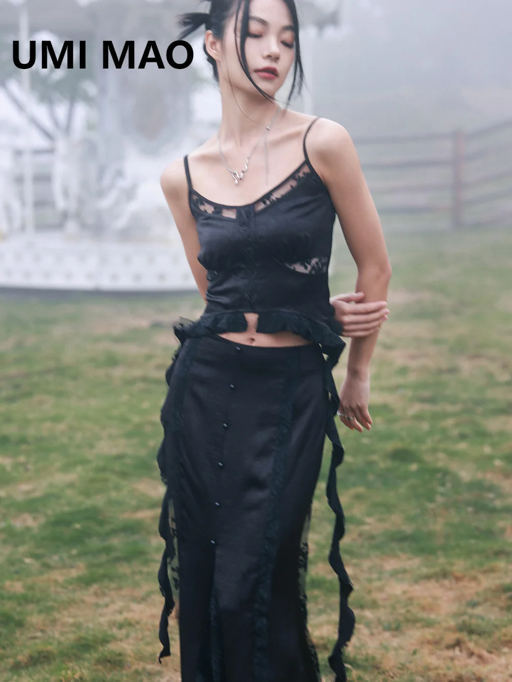 

Женская блузка в китайском стиле, с кружевом, на весну-лето