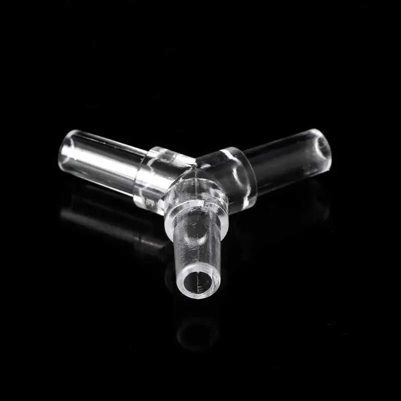 

1 шт., новая воздушная Y-образная пластиковая аквариумная рыба, прозрачная трубка