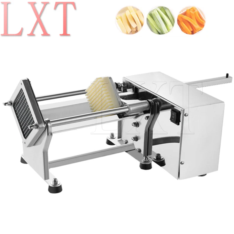 Электрическая машина для резки картофеля фри чипа моркови слайсер нержавеющая