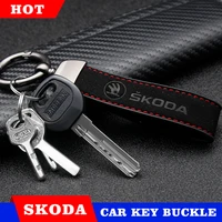 for skoda octavia fabia rapid yeti superb a 5 7 2 kamiq car metal alloy car keychain car logo emblem styling keyring accessories