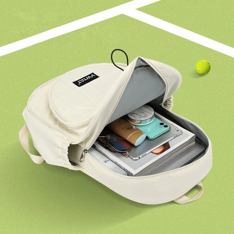 Tennis Badminton Backpack for Wemen YWYAT Large Capacity with Shoe Compartment Gym Sports Racquets Bag