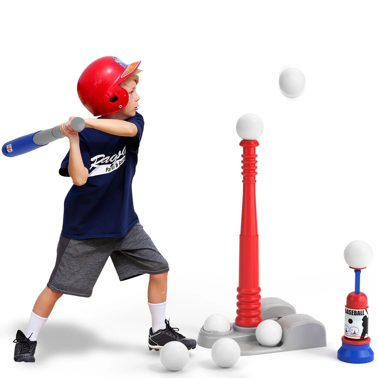 

Детская бейсбольная Футболка, набор для детских и малышей, включает в себя 6 мячей