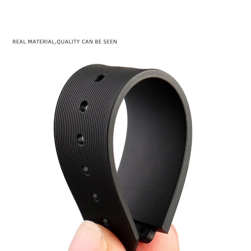 20*13mm  Rubber Watch Band Quartz Fusion Silicone Women Watchband Replace For Hublot Strap Folding Buckle