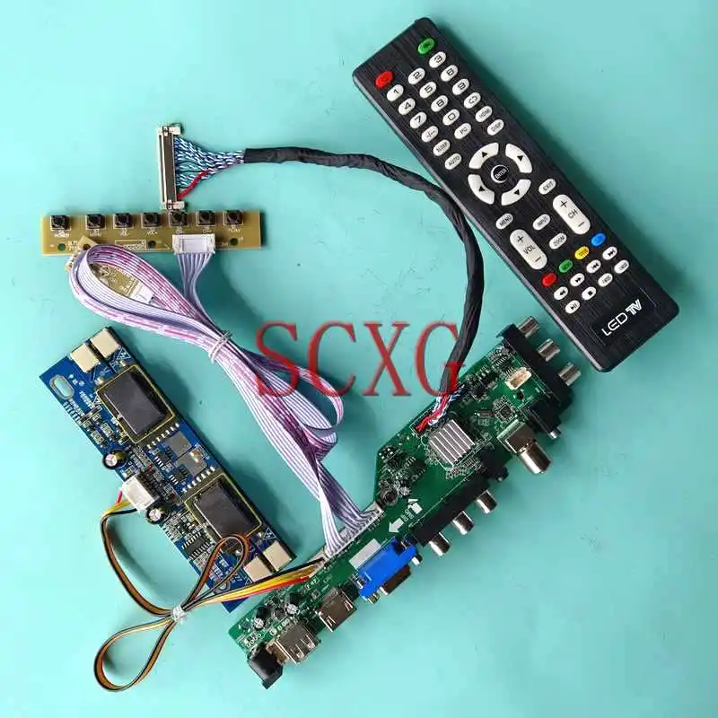 

Плата контроллера монитора 3663 DVB подходит для M190EG01 M190EG02 Комплект «сделай сам» USB VGA AV RF HDMI-Совместимость 1280*1024 4-CCFL 30-контактный LVDS 19"