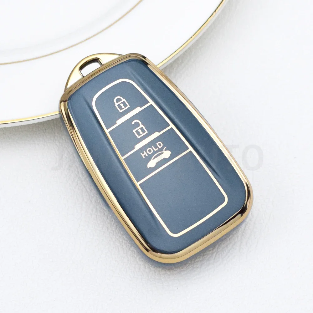 Чехол-брелок из ТПУ с дистанционным управлением и 2/3/4 кнопками для Toyota CHR C-HR Camry Prius