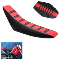 motorcycle striped gripper soft seat cover rubber fit for sx xc xc w sx f 85 105 125 150 200 250 300 350
