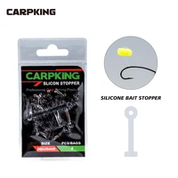 carpking carp fishing silicone bait stoppers hair rig fishing bait stop pop up stoppers elastic boilie insert fishing tackle