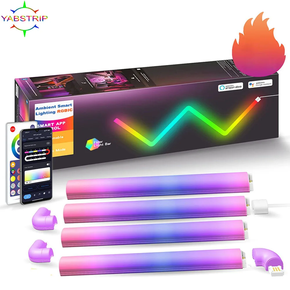 Светодиодная панель YuTa RGB с голосовым управлением и через приложение