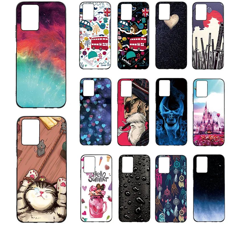 

Чехол для ZTE Blade V30 Vita V2022 6,82 дюймов, мягкий чехол для телефона из ТПУ, роскошные гладкие блестящие Чехлы для мобильных телефонов с популярным ...