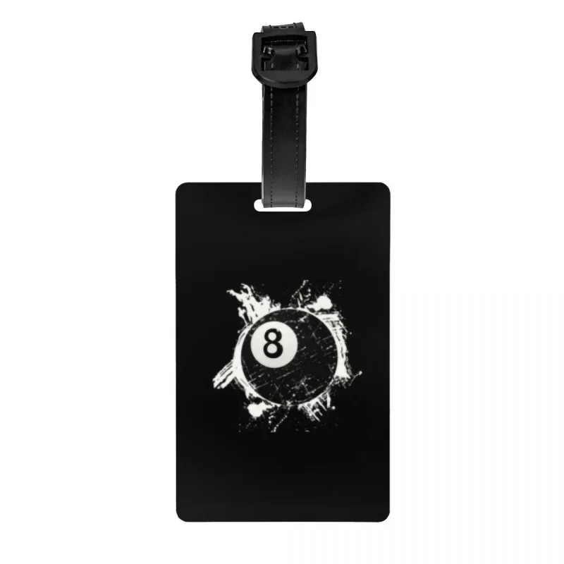 

Классическая бирка для багажа с 8 мячиками, бирка для игры в бильярдный бассейн, дорожная сумка, чемодан, крышка для личной безопасности, идентификационная бирка