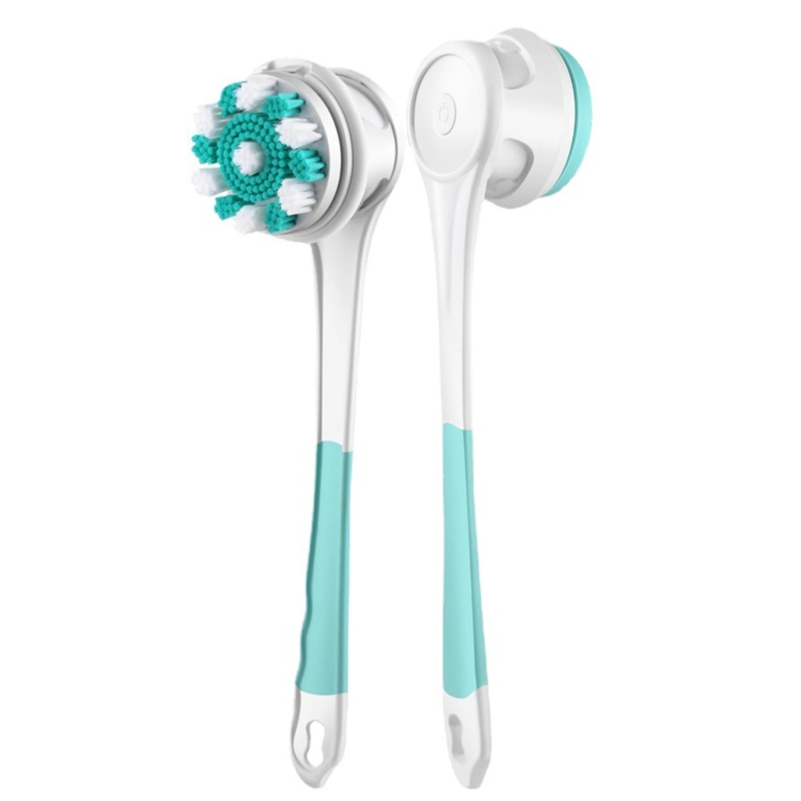 

Скребок для душа для женщин и мужчин с 4 насадками массажный расслабляющий перезаряжаемый электрическая щётка для тела IPX7 водонепроницаемый