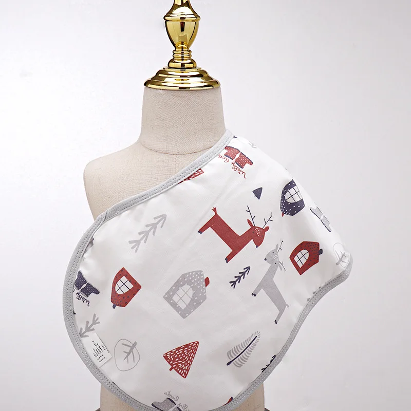 

Newborn Baby Bibs Towel Spit Milk Cushion Shoulder Anti Overflow Soft Saliva Towel Baby Big Bib Ccotton Gauze