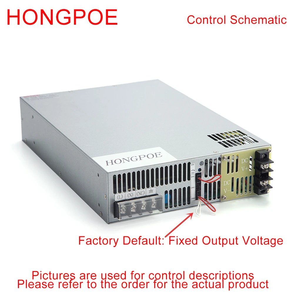 

Adjustable 1500W-8000W Switching Power Supply INPUT 110V 220V 380VAC to DC 0-68V 72V 85V 90V 100V110V 0-5V Analog signal Control