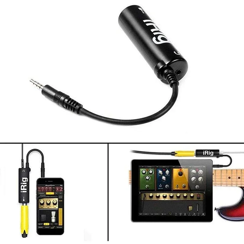 6 шт., IRIG Guitar Link O, интерфейсный кабель, адаптер, система конвертера для телефонадля IPad, новая оптовая продажа (art.: 3920cb3ce976c) - 3920cb3ce976c