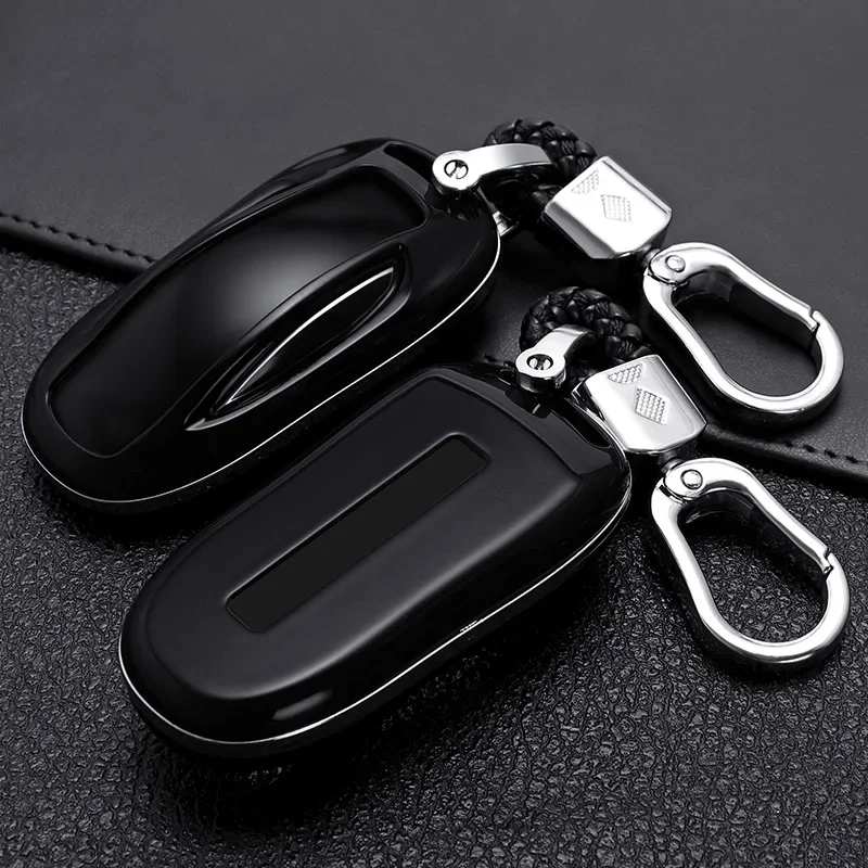 

Автомобильный пульт дистанционного управления из АБС-углеродного волокна, оболочка для Tesla Model 3, модель S, модель X, чехол для смарт-ключей, защитный чехол-держатель, аксессуары