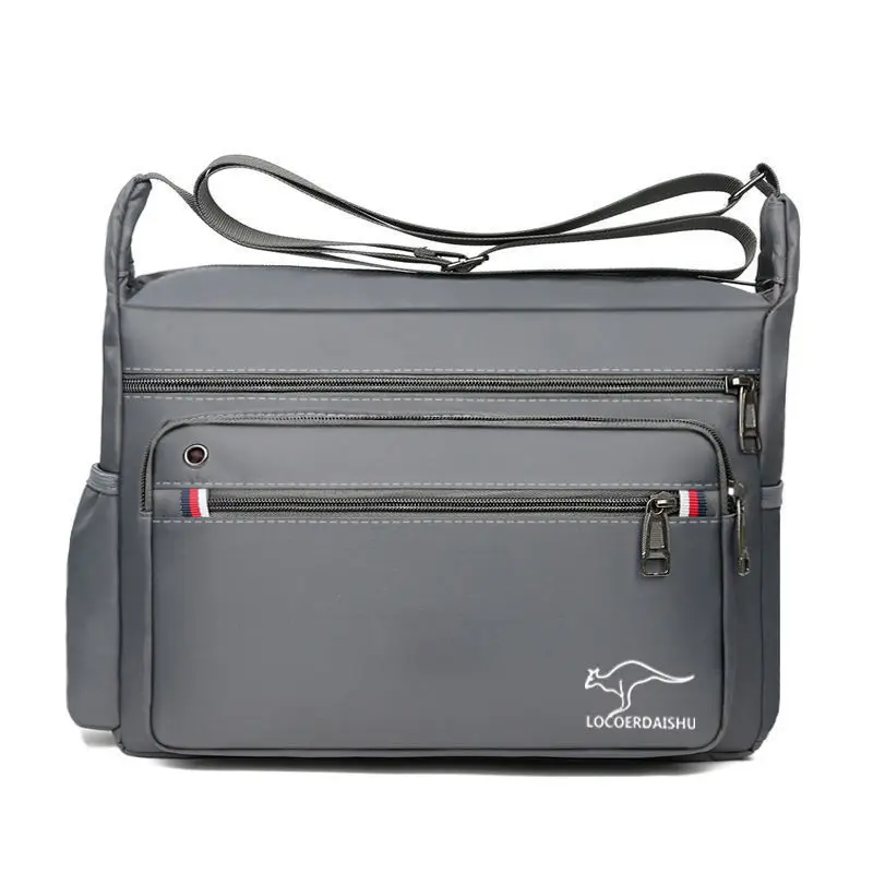 Men's Large Capacity Oxford Shoulder Bag Travel Fashion Korean casual business waterproof Crossbody messenger bag