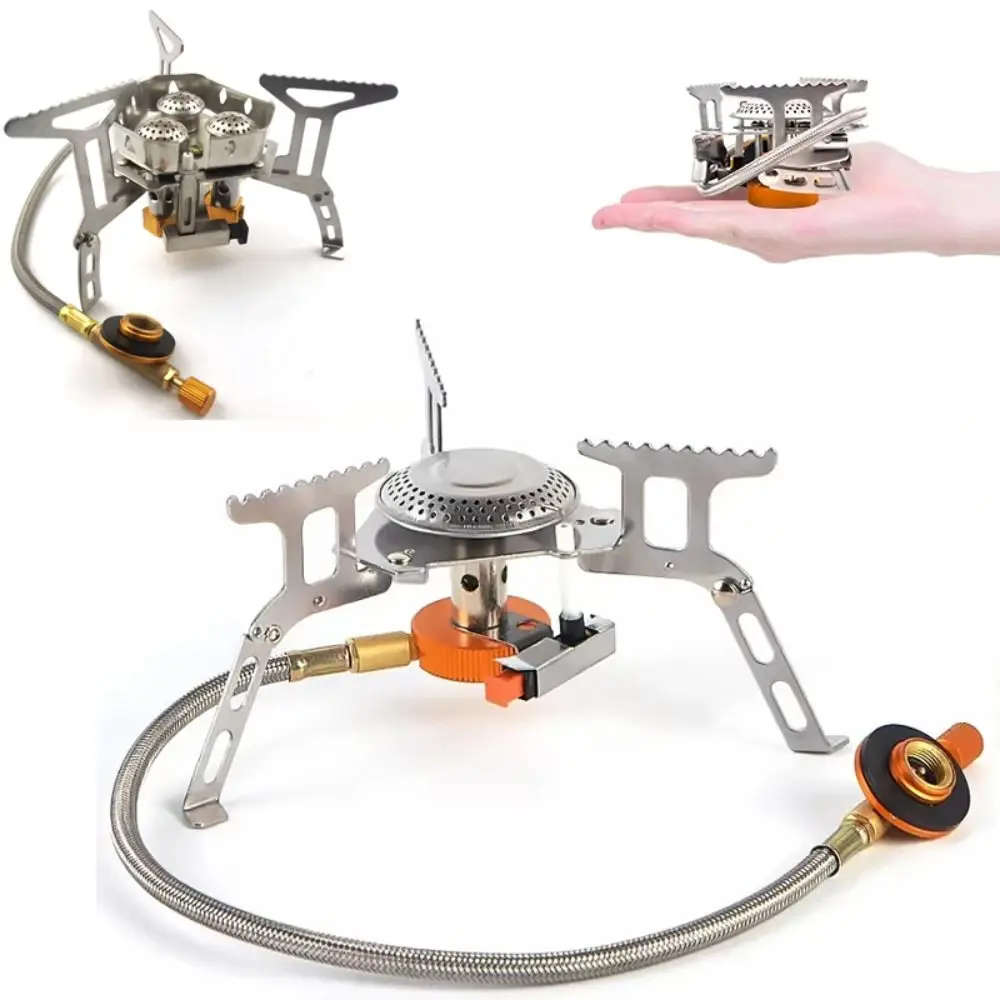 Инструмент для барбекю сверхлегкая горелка кемпинга складная ветрозащитная