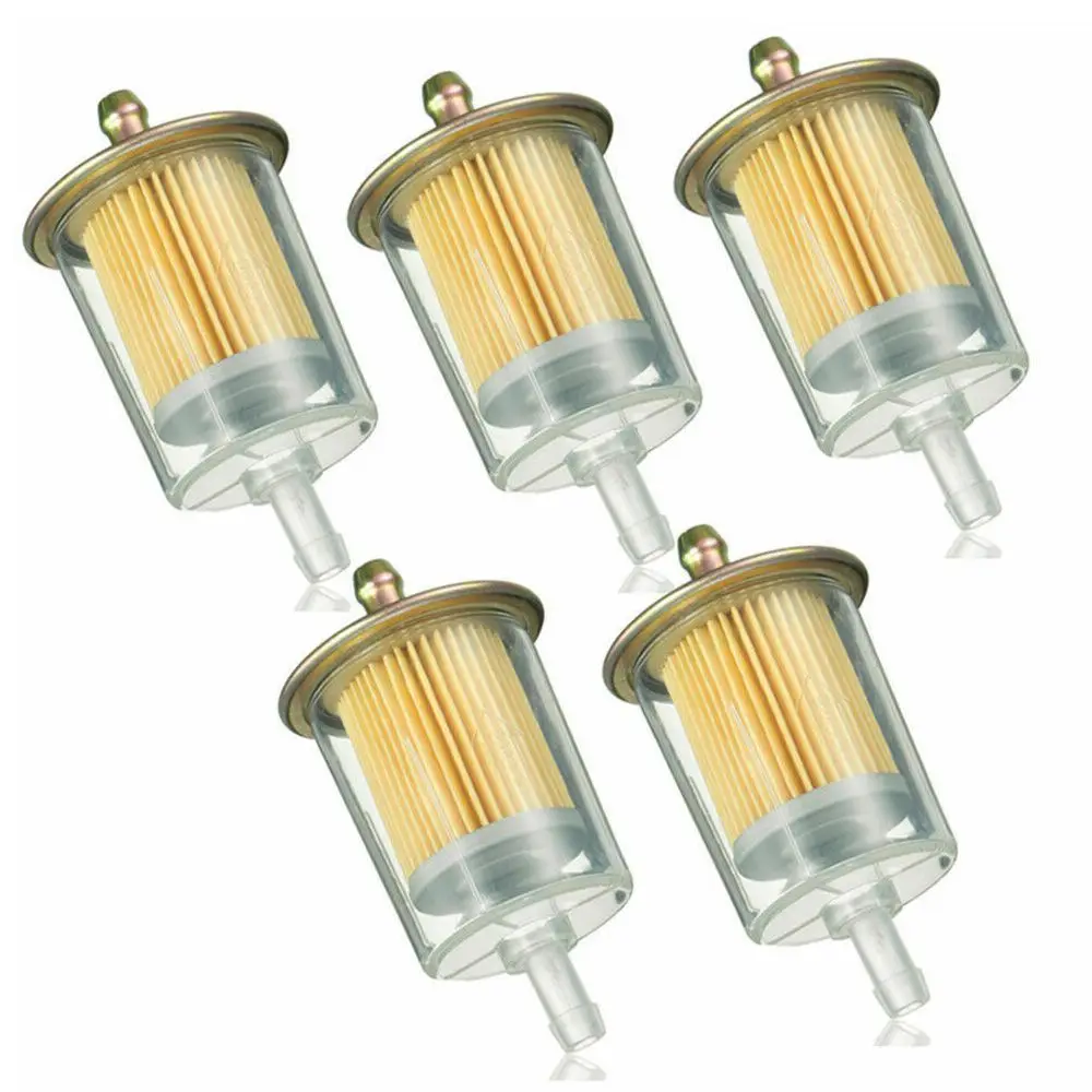 

5 шт. Универсальный мотоциклетный бензиновый фильтр с большим объемом для 3/8