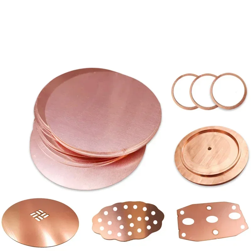 5 шт. медный диск T2 диаметр 30 мм 31 32 33 34 35 ~ 50 круглая пластина из чистой меди