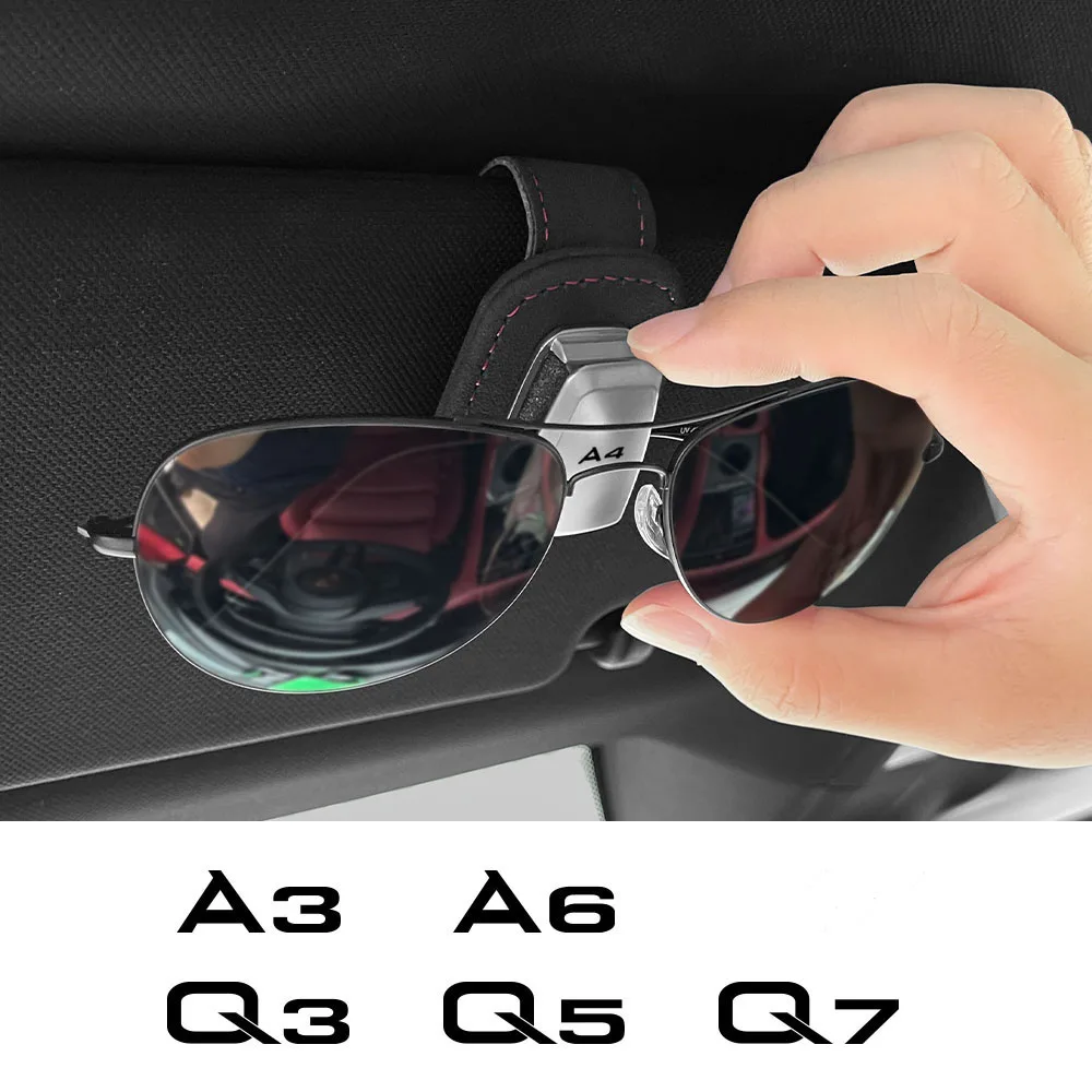 Автомобильный держатель для очков Audi A4 B8 B7 A3 8P 8V A6 C7 C6 Q5 8R Q7 4L Q2 Q3 8U F3 Q8 TT 8J TTS