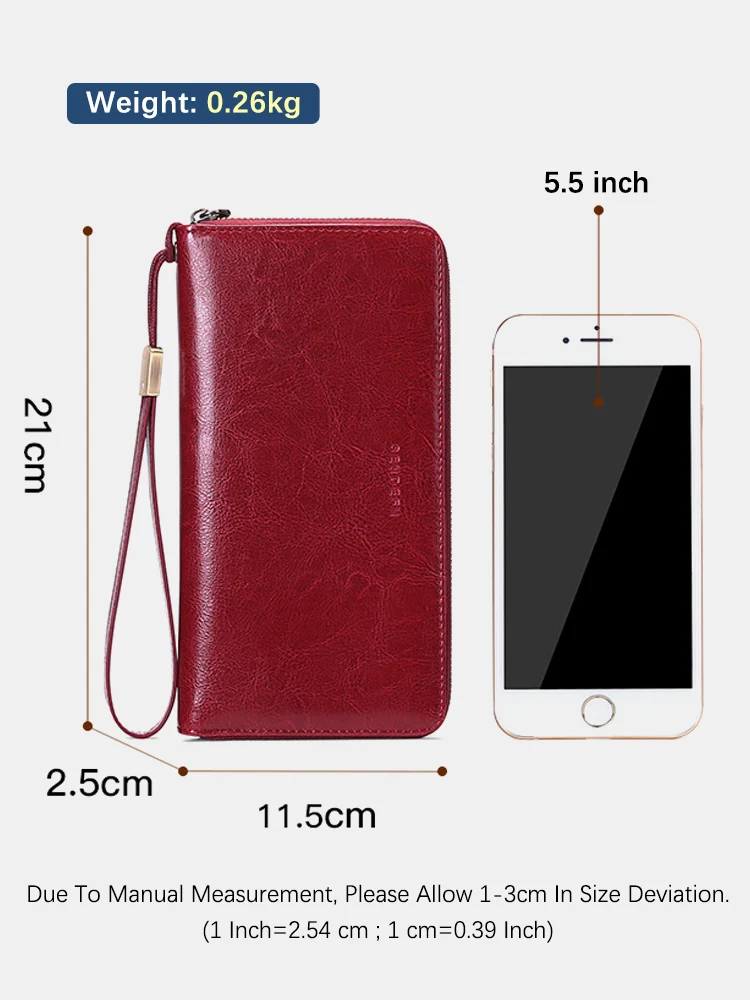 Zency обновленная RFID Противоугонная Женская сумочка из натуральной кожи большая