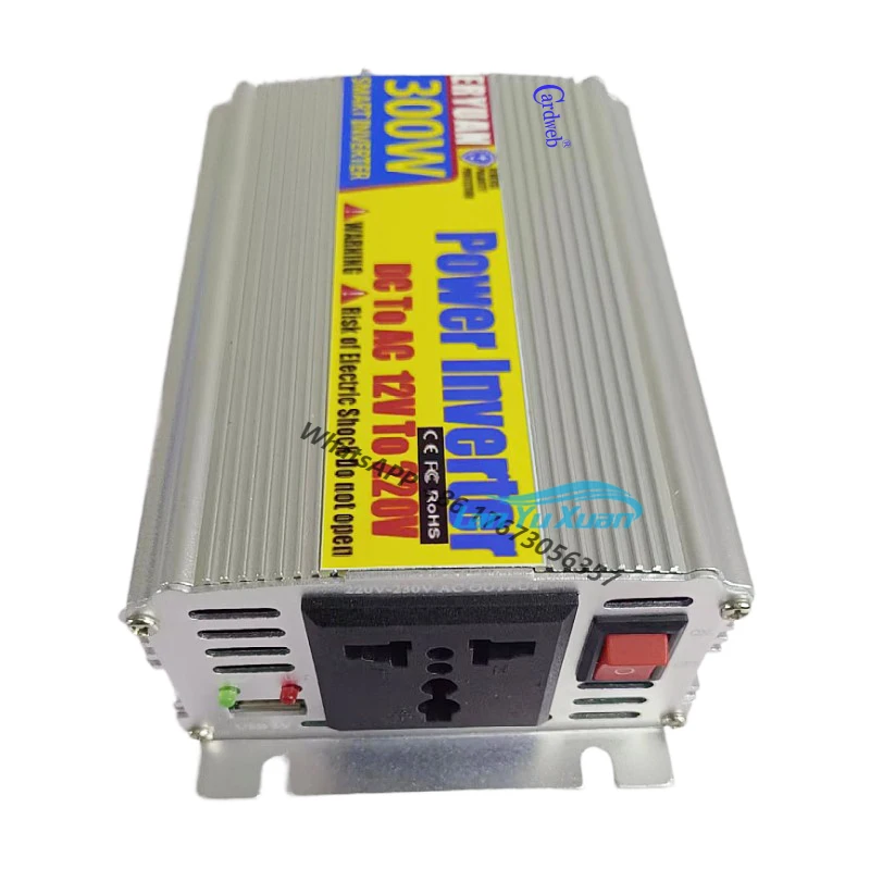 

10 Pcs Factory Direct Sale 200w 300w 500w 1000w Power Inverter 12vdc To 110vac 220vac Modified Sine Wave 50/60hz Solar Power