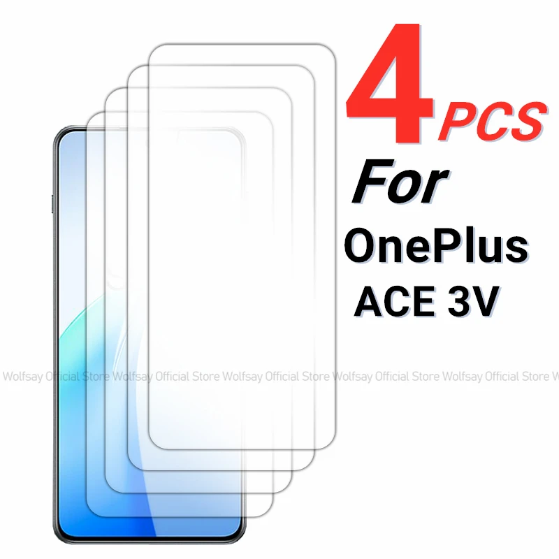 Защитная пленка для экрана OnePlus ACE 3V 2/4 шт. закаленное стекло защитная стекла с