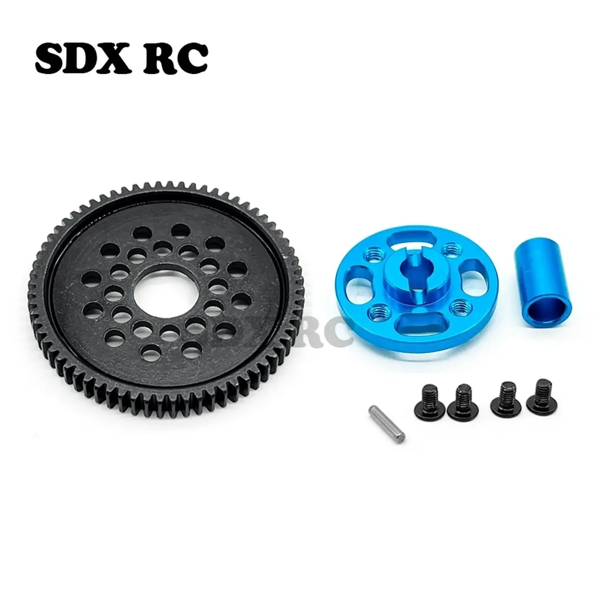 

Metal 68T Spur Gear and Gear Mount High Speed Gear Set 54500 for Tamiya TT-02 TT02 1/10 RC Car Upgrade Parts