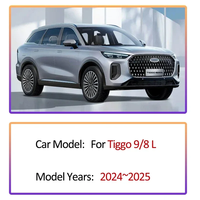 Фото Для Chery Tiggo 9 8 L 2024 ~ 2025 Fulwin T9 Занавеска в багажник автомобиля Выдвижная перегородка для хранения Грузовая крышка Доска Аксессуары для интерьера №2