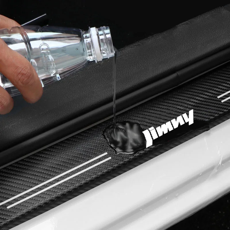 

Car Door Sill Stickers Threshold Carbon Fiber Decals Scratches Resistant Auto Threshold Protector Accessories for Jimny Car
