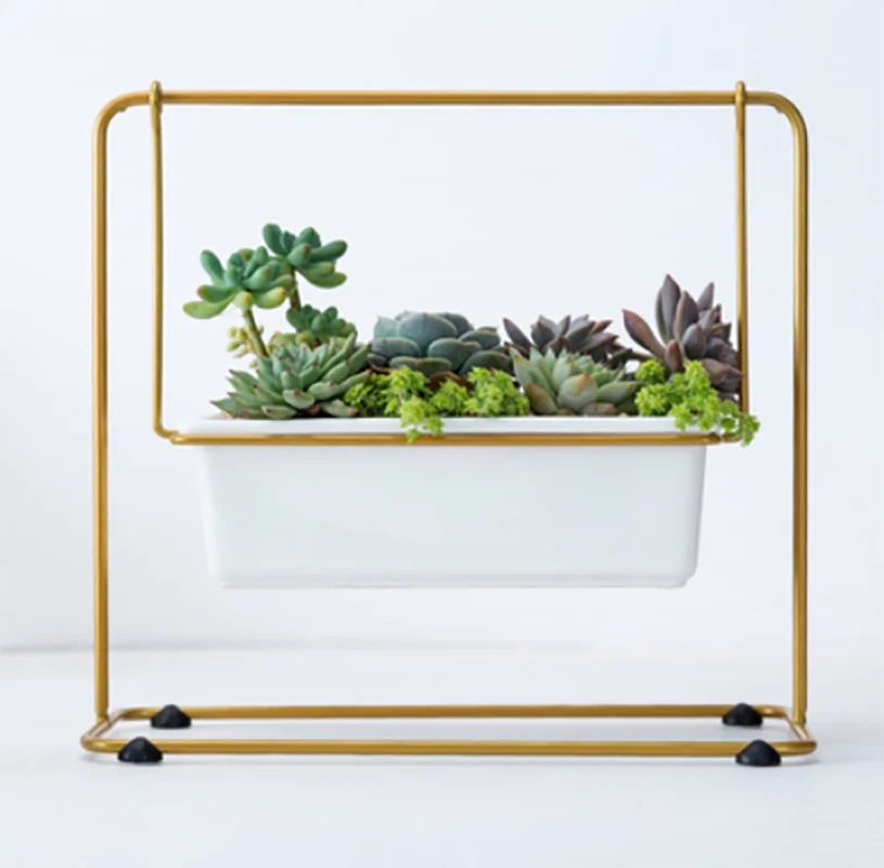 

Living Room Decoration Vase Home Decorations Accessories Nordic Decor Vintage Wall Planter Bathroom Maison Simple Ceramic Square