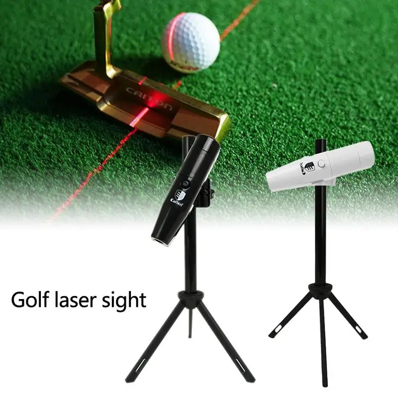 

Laser Sight Golf Training Golf Practice Line Tool Putting Exerciser Putter Aim Portable Putting Trainer For Beginner Pro Golfers