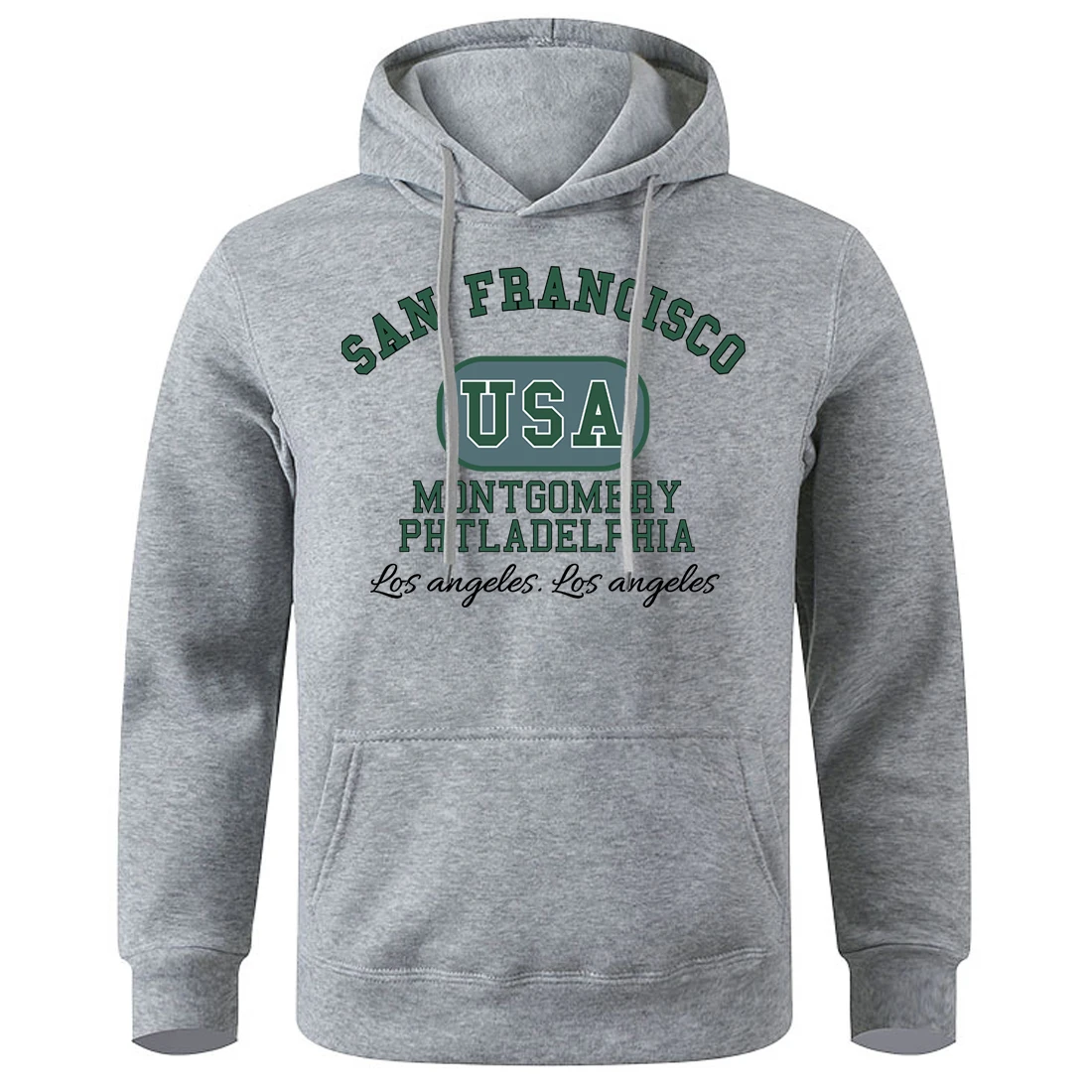 

San Francisco Usa Montgomery Philadelphia Hoody Men Soft Breathable Hoodies Basic Fashion Sport Hooded Loose Oversized Tracksuit