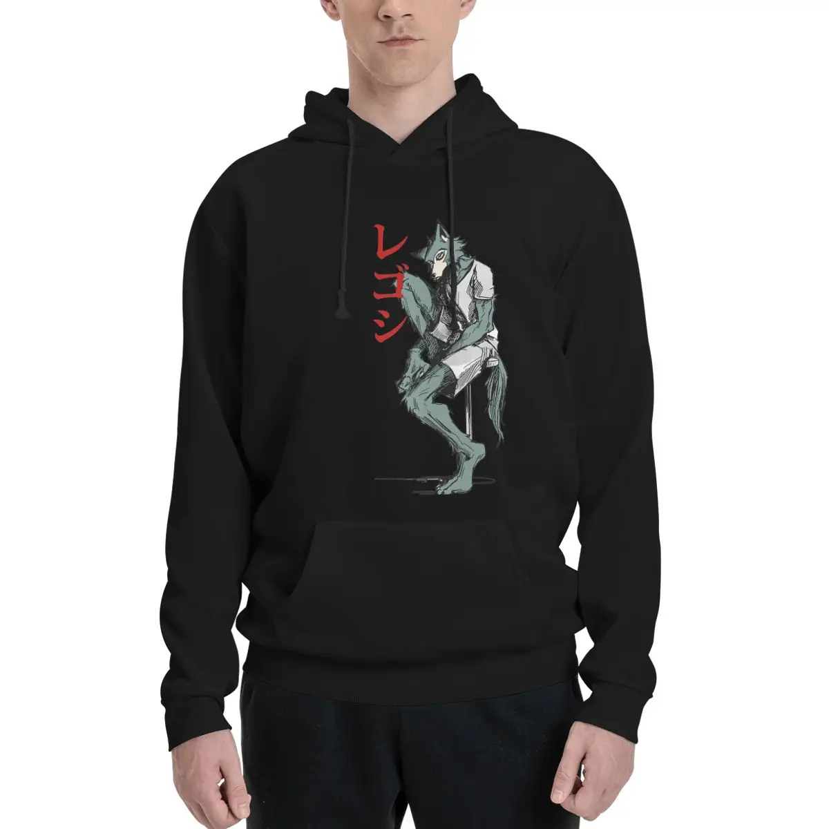 Legoshi Beastars Regoshi Wolf From толстовки с капюшоном в стиле аниме большого размера женская