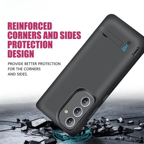 Чехол для зарядного устройства Samsung Galaxy S25, чехол для портативной зарядки, аккумулятор, внешний аккумулятор, внешний аккумулятор, Capa 5000