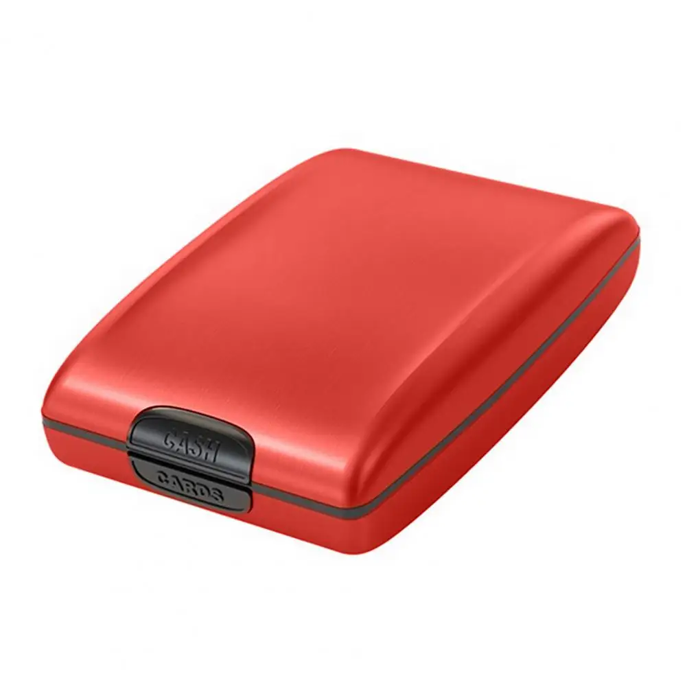 

Aluminum Alloy Convenient Easy to Carry Wallet 8 Colors Credit Card Holder Mini for Outdoor