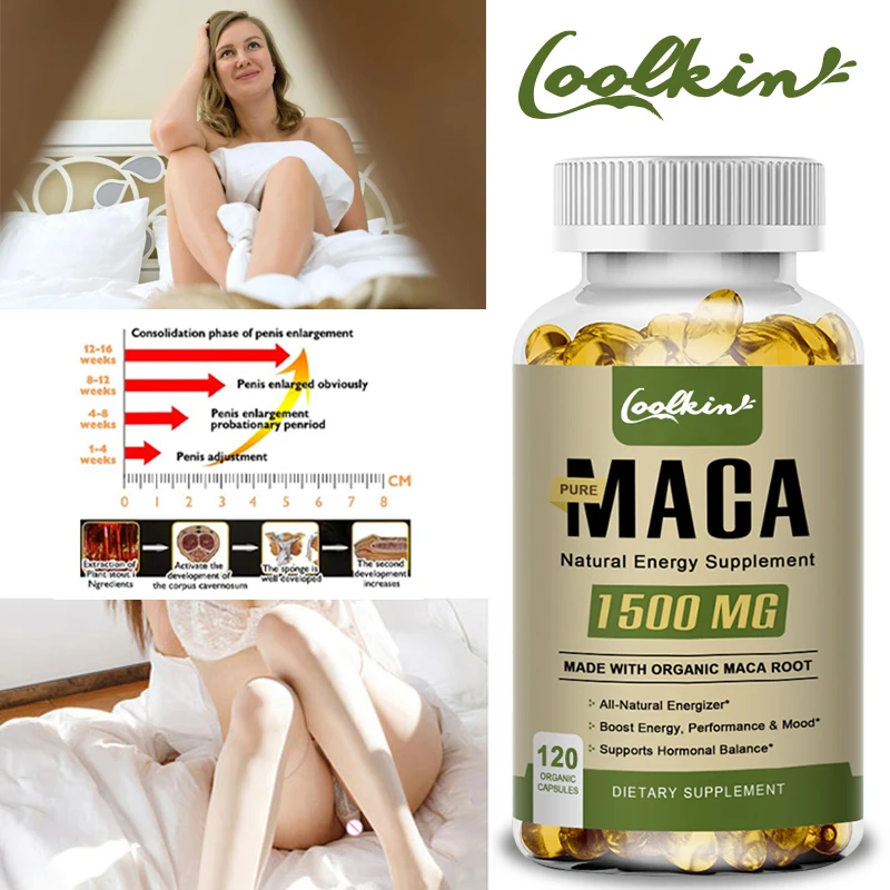 

Натуральные капсулы корня Маки против усталости поддерживают энергию, желание, активность и настроение