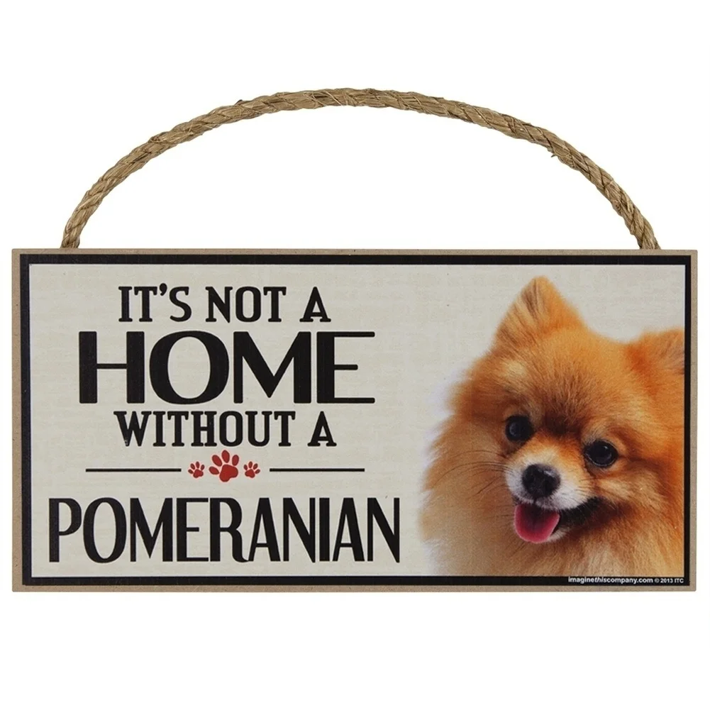 Аксессуары для собак Декор это не дом без померанского деревянного зубного