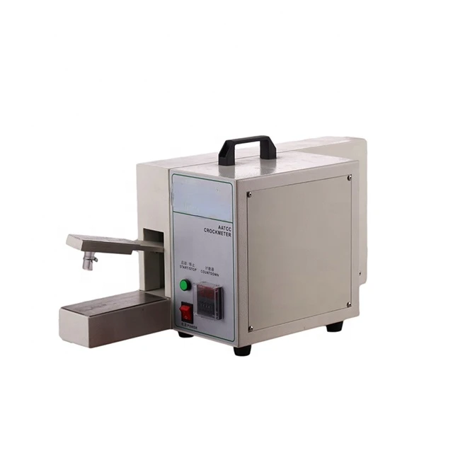 

Electric Friction Color Fastness Tester AATCC Crockmeter Auto Color Fastness to Crocking Machine