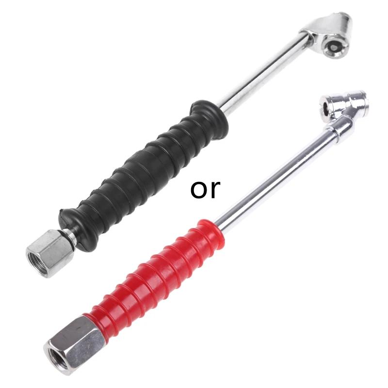 Air Chuck with Handle 2-in-1 Tire Filler FNPT RV Dual for Head Inflator Car Gauge 1/4