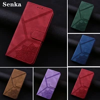 cute embossed leather flip phone case for galaxy a73 a53 a33 a23 a13 a22 a32 a12 a71 a51 a03s a02s a40 a21s a20e wallet cover