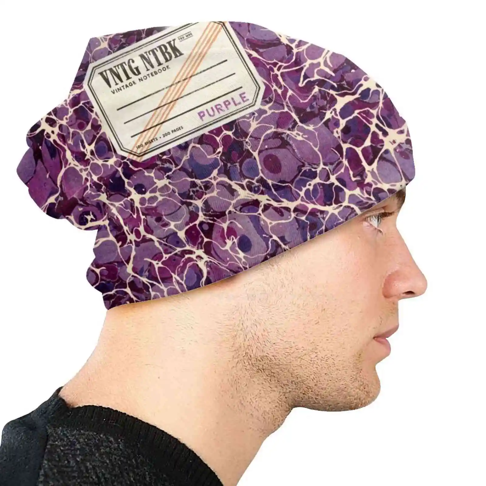 Винтажный блокнот фиолетовый Vntg Ntbk солнцезащитная Кепка рыбацкая шляпа Панама