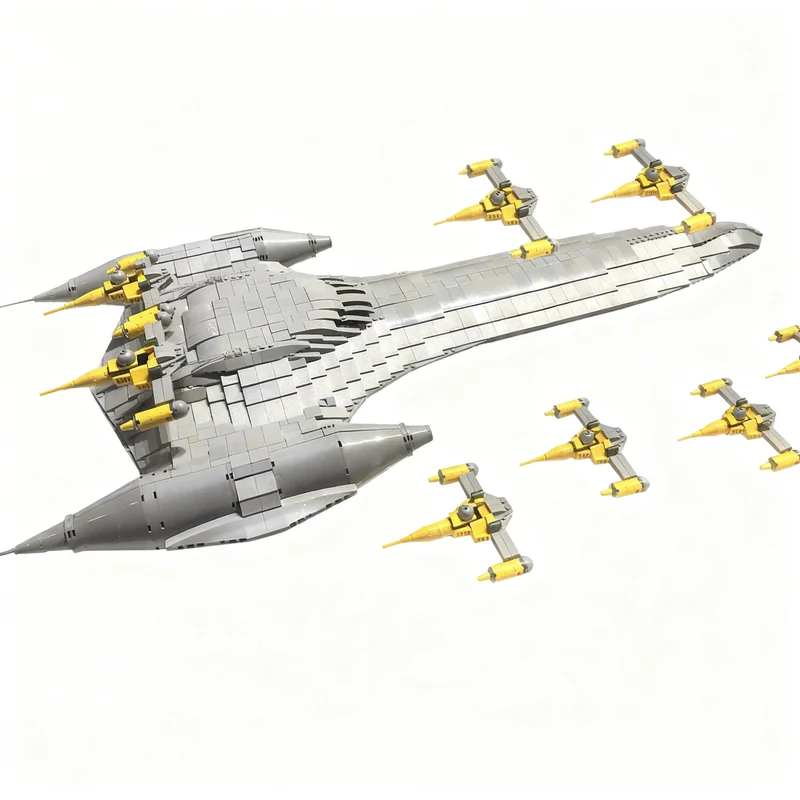 2494 детали MOC Star Battle Nab Oo Royal StarShip UCS SW Модель Конструктор Образовательный Набор для Сборки Коллекция Подарок на День Рождения 3D (art.: 3920dcd4b4345) - 3920dcd4b4345